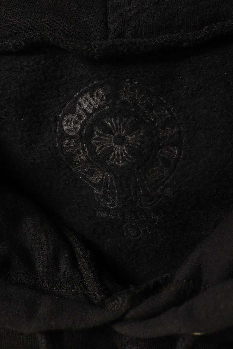 Chrome Hearts Sleeve Logo Print Pullover Hoodie Size S