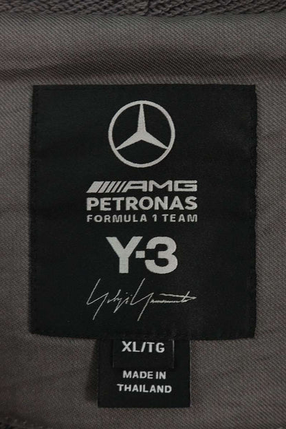 Y-3 Collaboration Design Zip-Up Hoodie Black Size XL