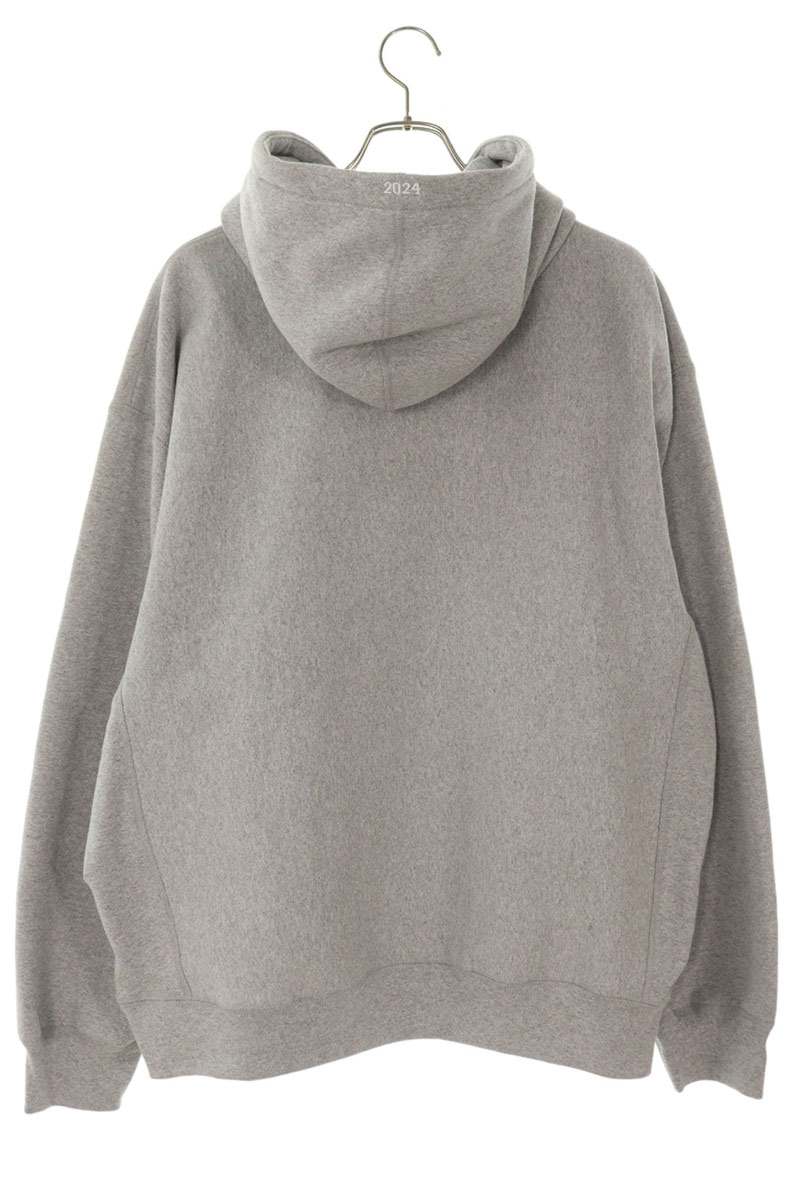 SUPREME 24AW Box Logo Hooded Sweatshirt Gray Size XL