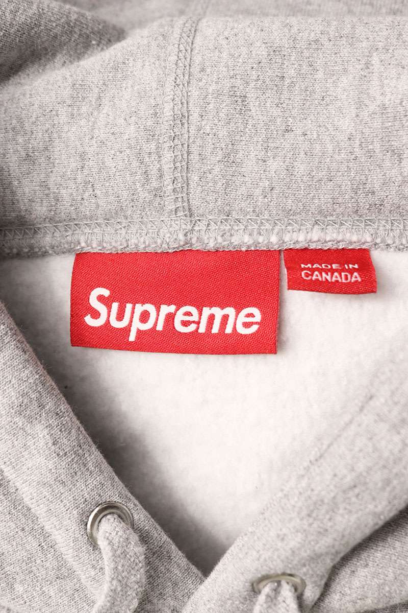 SUPREME 24AW Box Logo Hooded Sweatshirt Gray Size XL