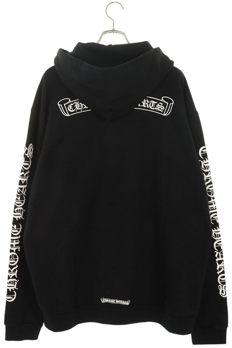 Chrome Hearts Back Label Logo Print Pullover Hoodie Size XL