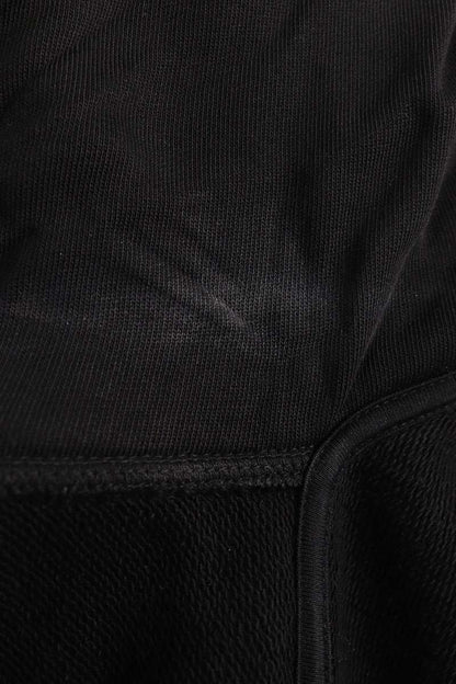 Burberry Scarf Detail Cotton Hoodie Black Size L