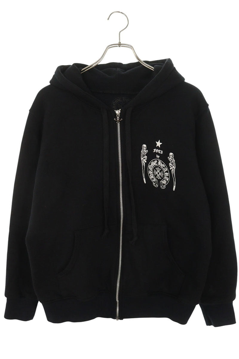 Chrome Hearts Thermal Lined Foti Back Print Zip Size M