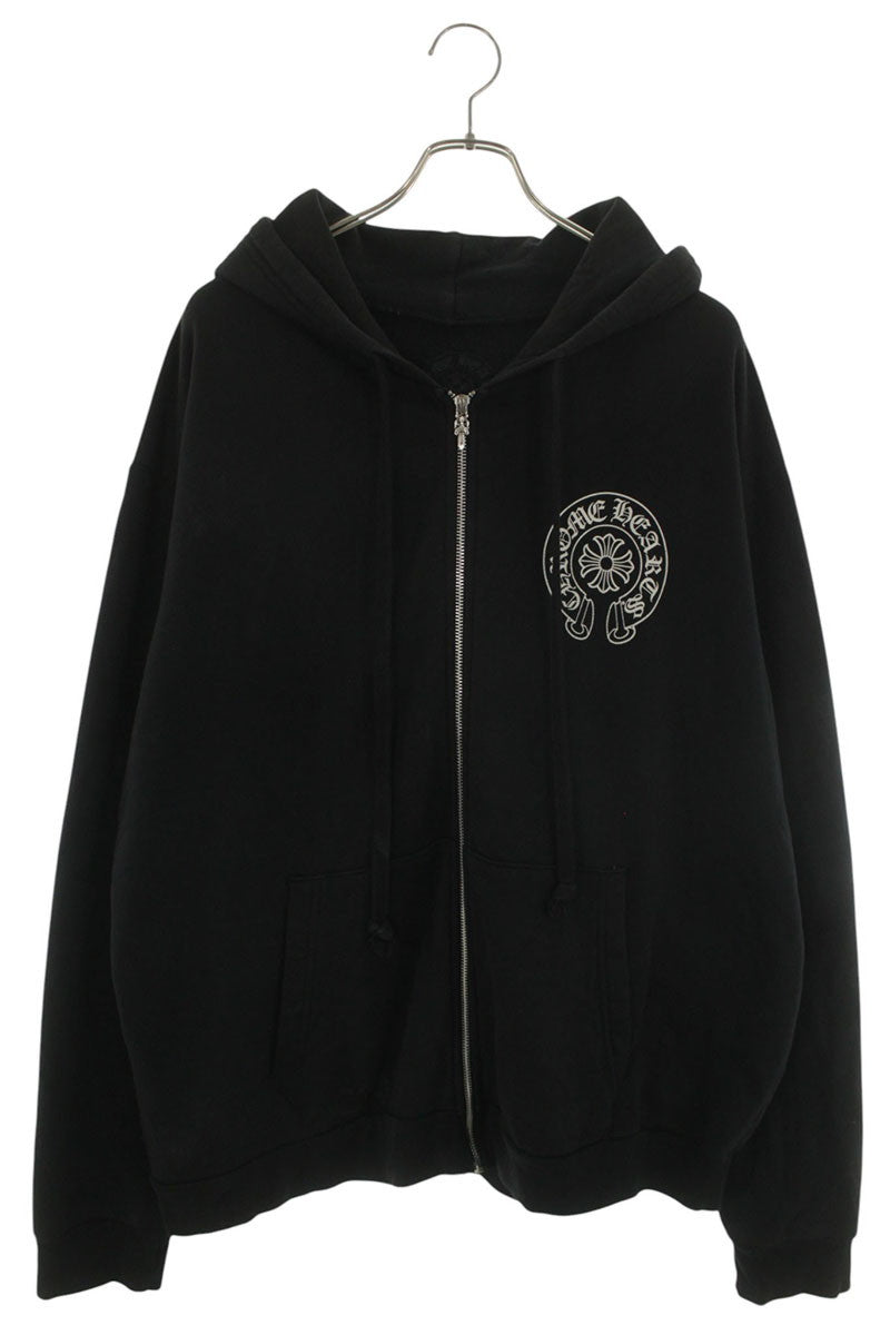 Chrome Hearts Tokyo Ltd. Back Horseshoe Zip Hoodie Size L