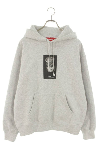 SUPREME Photo Print Pullover Hoodie Gray Size M