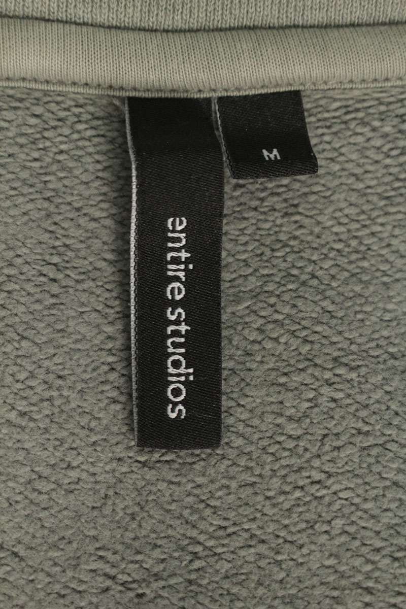 entire studios Cotton Zip-Up Hoodie Gray Size M