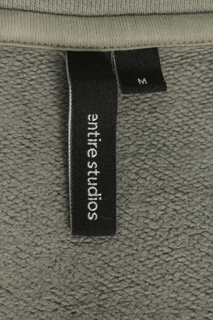 entire studios Cotton Zip-Up Hoodie Gray Size M