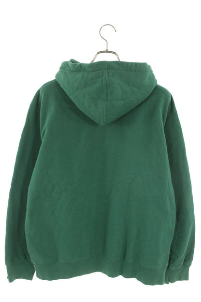 SUPREME 21SS Don't Care Embroidered Hoodie Green Size M