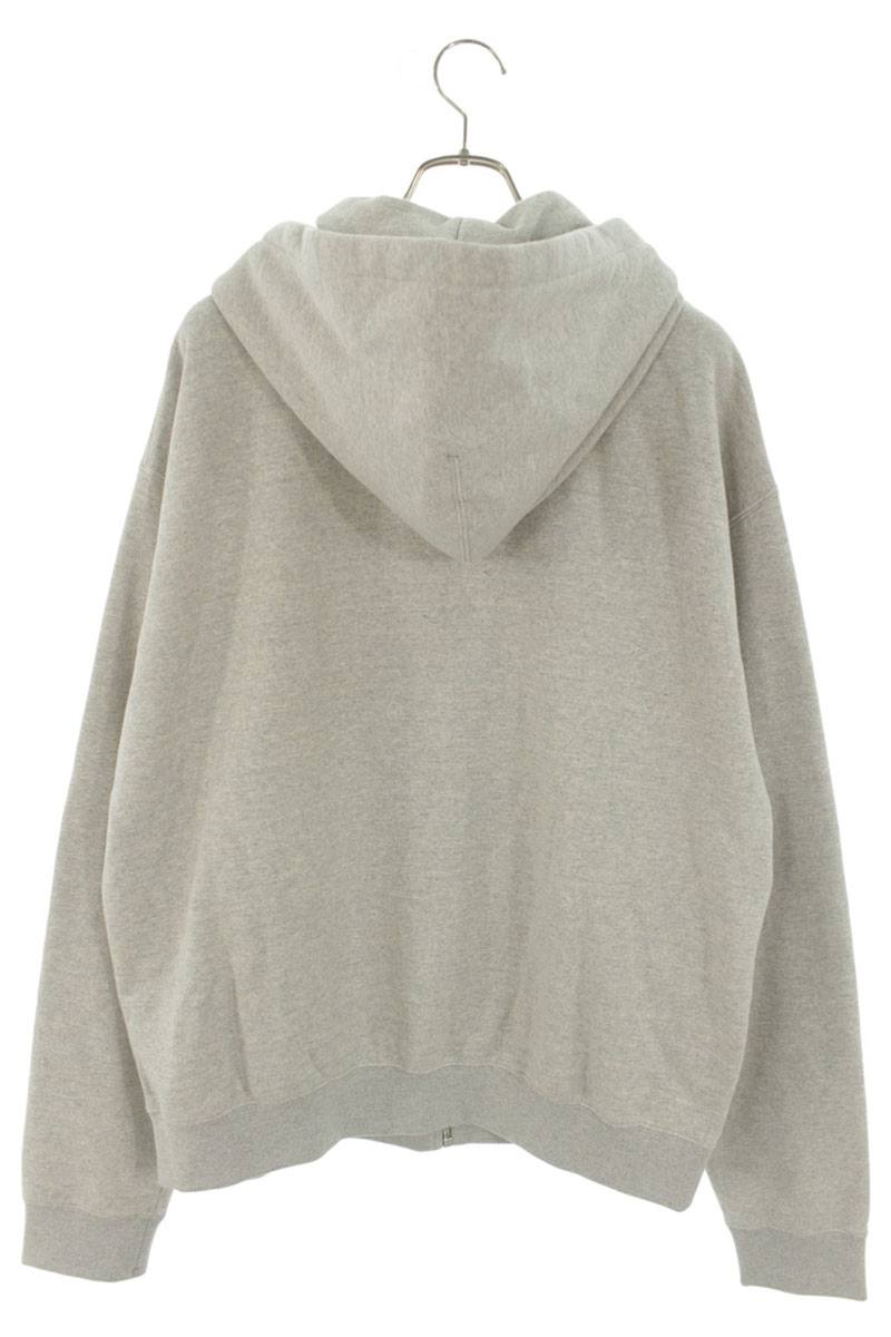 JILSANDER+ 25AW Cotton Zip Hoodie Gray Size L