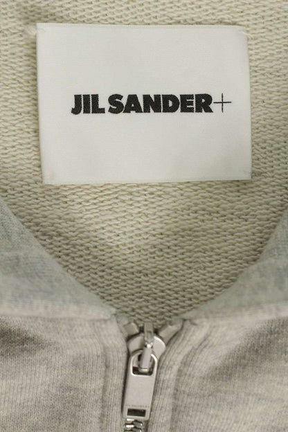 JILSANDER+ 25AW Cotton Zip Hoodie Gray Size L