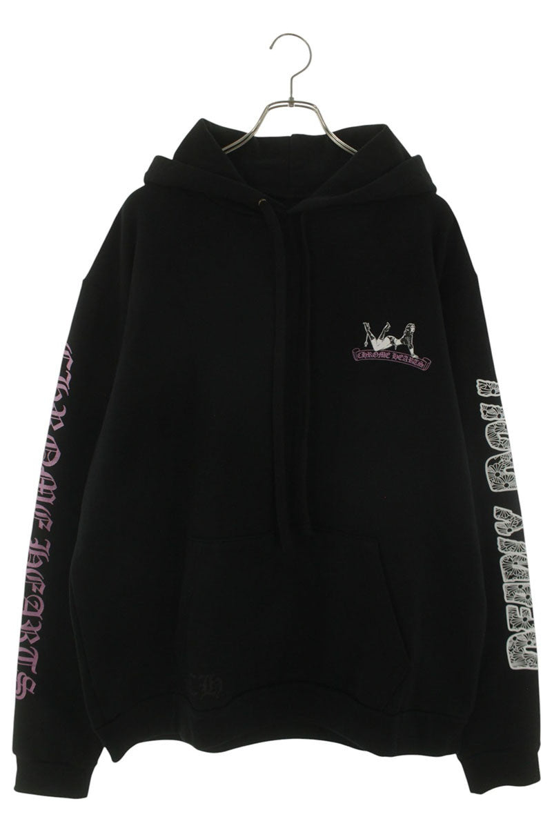 Chrome Hearts DEADLY DOLL Back Print Hoodie Size L