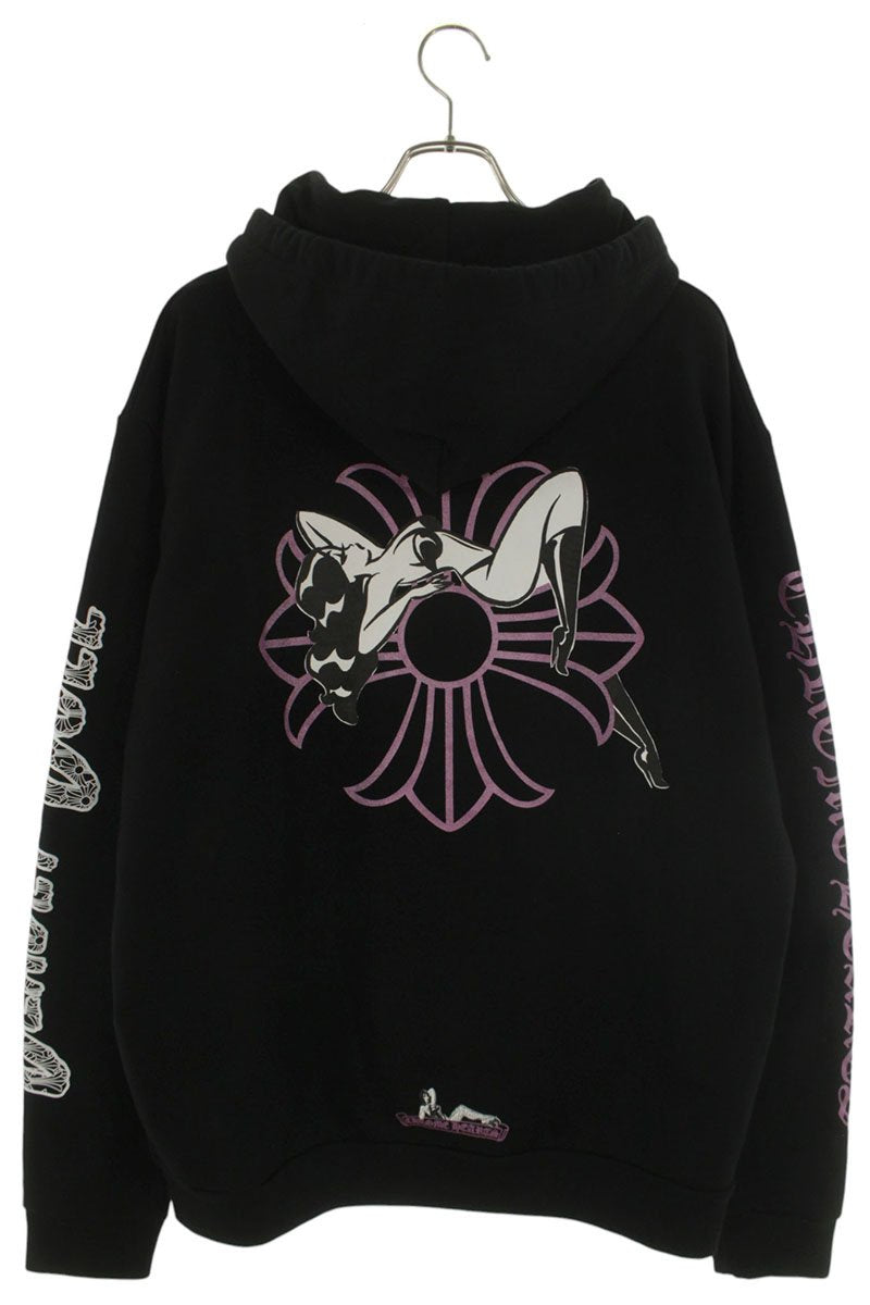 Chrome Hearts DEADLY DOLL Back Print Hoodie Multi Size L