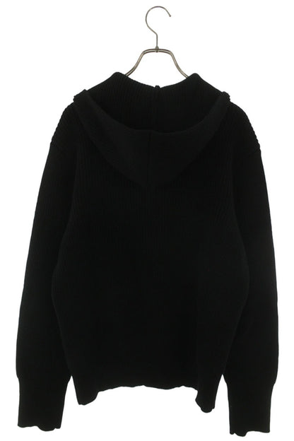 Chrome Hearts Cashmere Cross Patch Zip Hoodie Black Size L