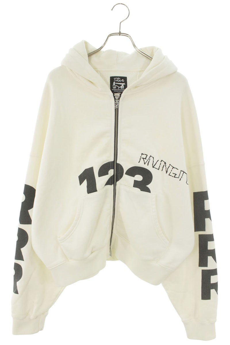 RIVINGTON roi Rebis 25SS Logo Embroidered Zip Hoodie Size S