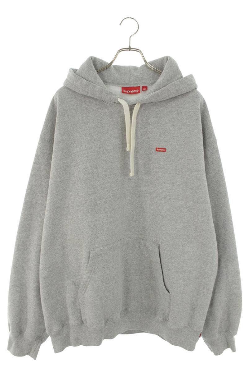 SUPREME Small Box Logo Hooded Sweatshirt Gray Size XXL