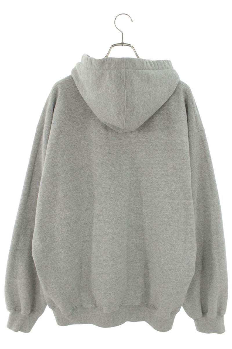 SUPREME Small Box Logo Hooded Sweatshirt Gray Size XXL
