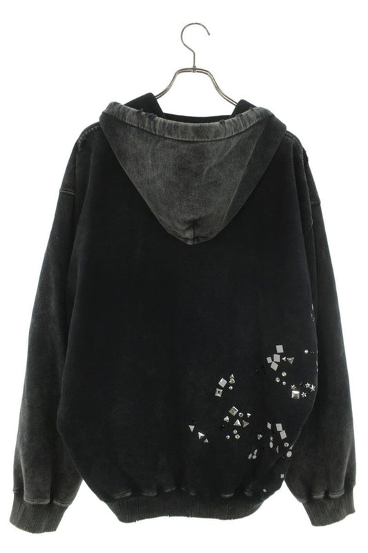 MIHARAYASUHIRO Damaged Sticker Hoodie Black Size S