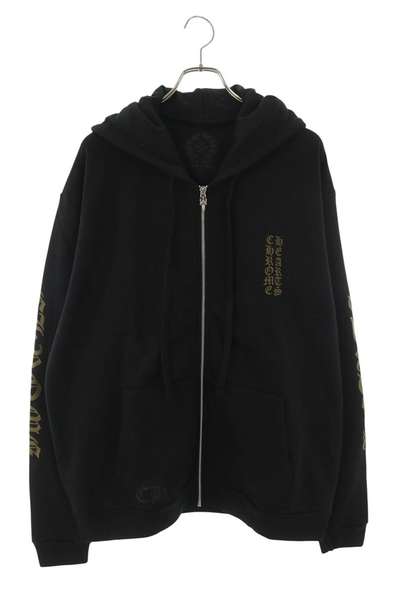 Chrome Hearts Vertical Logo Dagger Zip Hoodie Multi Size L