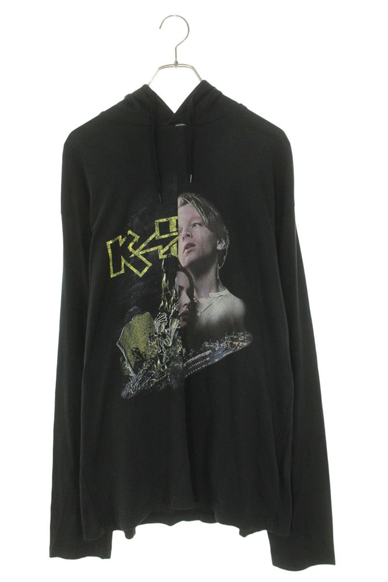 VETEMENTS Reconstructed Titanic Kiss Hoodie Black Size S