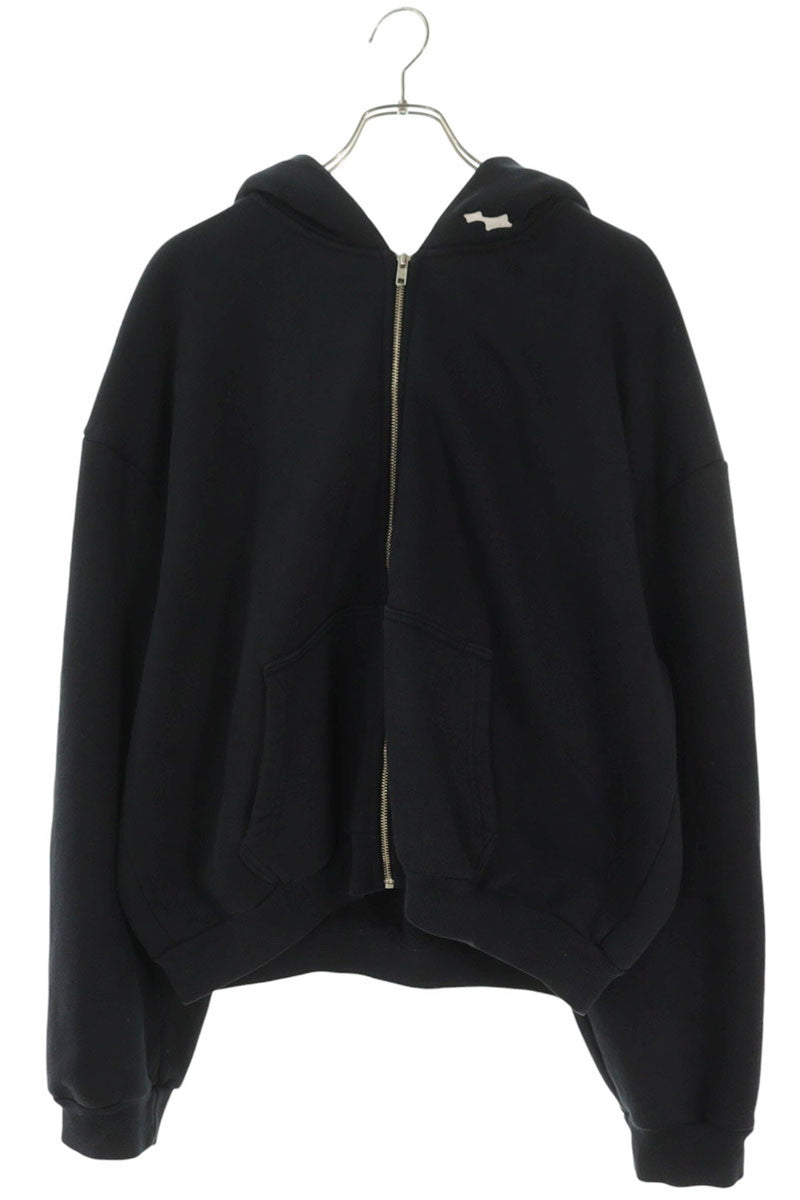 SKYLRK Cotton Zip-Up Hoodie Black Size M