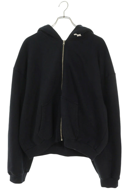 SKYLRK Cotton Zip-Up Hoodie Black Size M