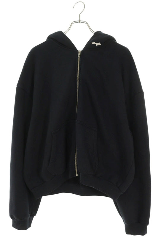 SKYLRK Cotton Zip-Up Hoodie Black Size M