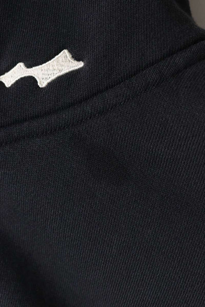 SKYLRK Cotton Zip-Up Hoodie Black Size M