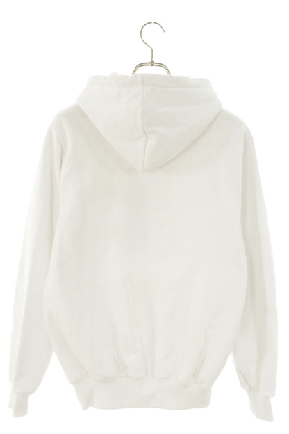 KITH Logo Print Cotton Hoodie White Size XS