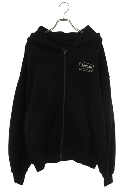 fragment design x UNION Zip Hoodie Black Cotton Size S