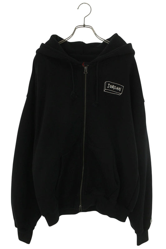 fragment design x UNION Zip Hoodie Black Cotton Size S