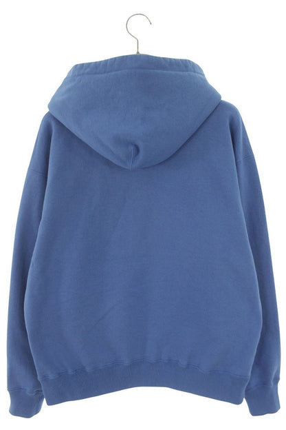 GOD SELECTION XXX Logo Print Pullover Hoodie Blue Size S