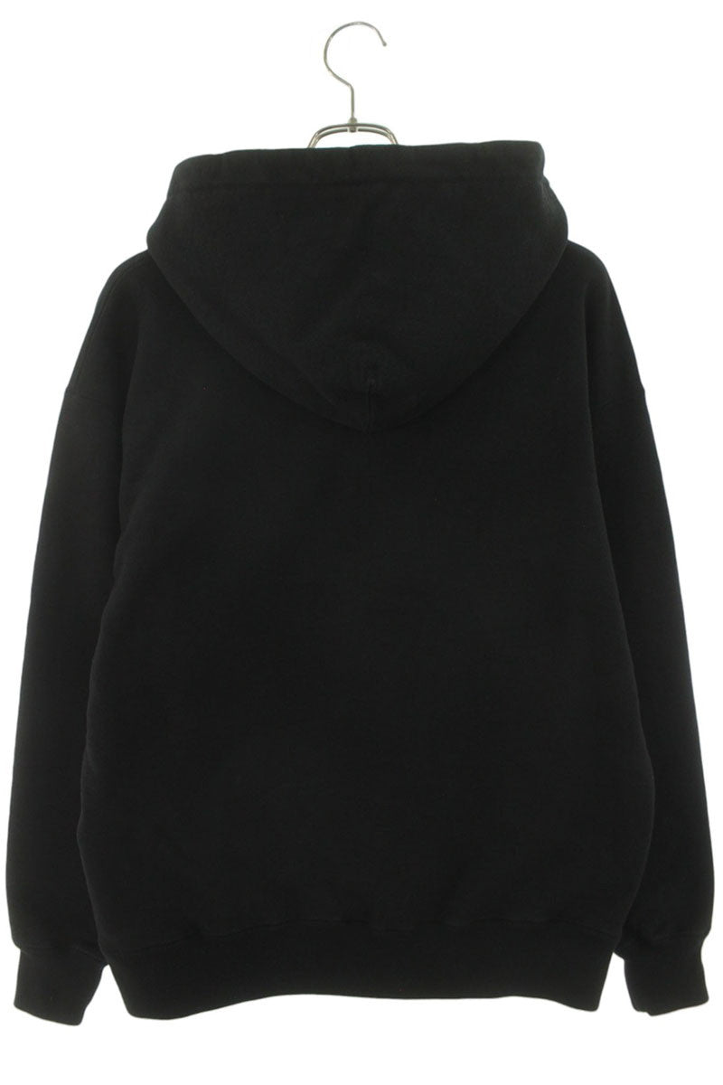 GOD SELECTION XXX Logo Embroidery Cotton Hoodie Black Size L