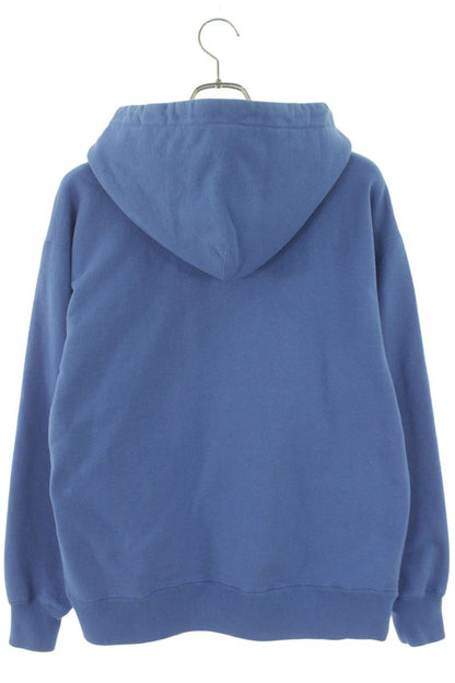 GOD SELECTION XXX Logo Embroidery Cotton Hoodie Blue Size L