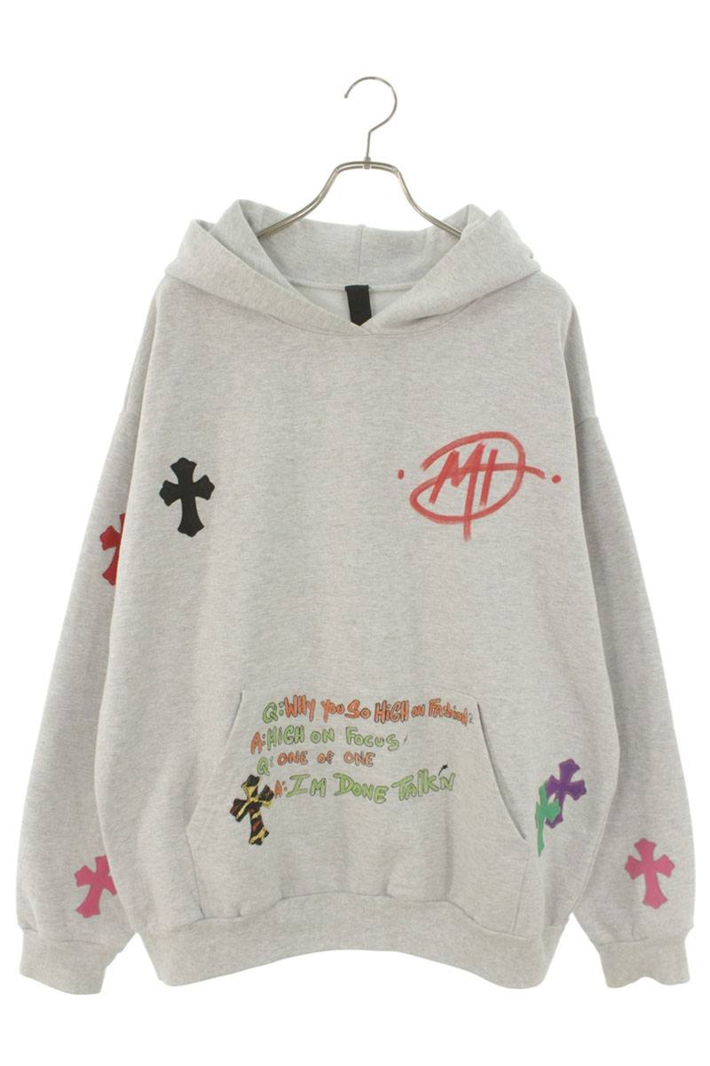 Chrome Hearts MATTY BOY Cross Patch Pullover Hoodie Size XL