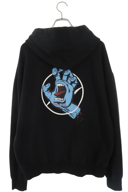 SEQUEL 25AW Santa Cruz Pullover Hoodie Black Size L