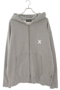GOD SELECTION XXX X Patch Zip Hoodie Gray Size XL