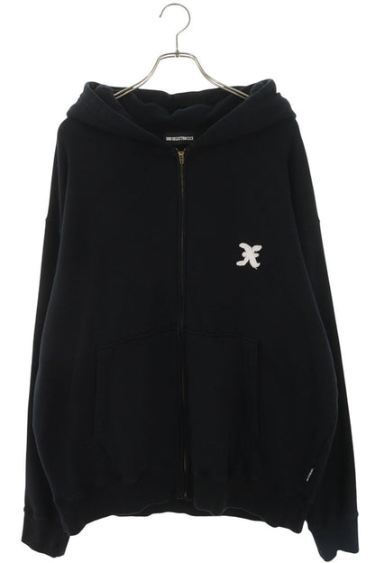 GOD SELECTION XXX X Patch Zip Hoodie Black Size XL