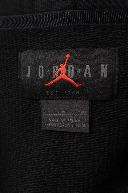 fragment design Jordan Print Hoodie Black Cotton Size XL