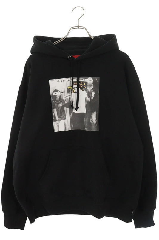 SUPREME SS26 Antihero Hooded Pullover Black Cotton Size L
