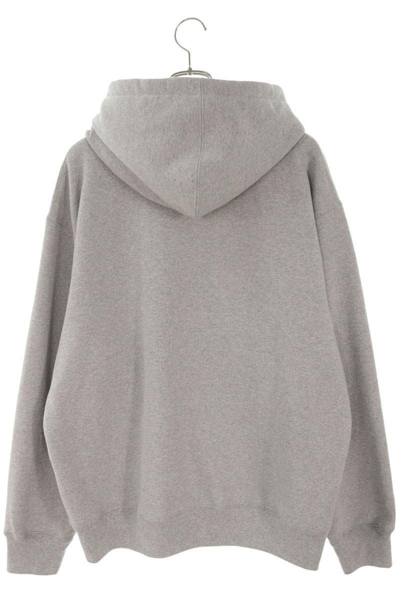 SUPREME FW25 Classic Logo LA Exclusive Hoodie Gray Size L