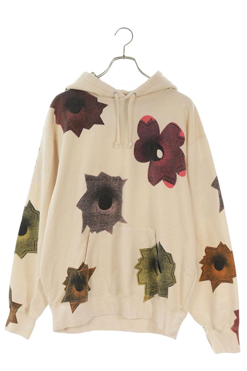 SUPREME 22SS Nate Lowman Hooded Sweatshirt Beige Size M