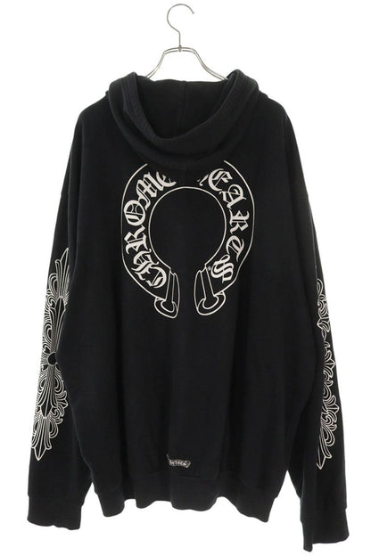 Chrome Hearts Floral Horseshoe Zip Hoodie Size XXL