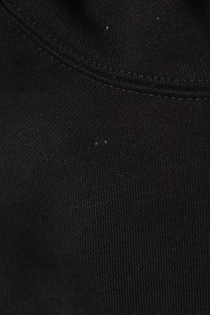 VETEMENTS UAH21TR541 Logo Embroidered Hoodie Black Size M
