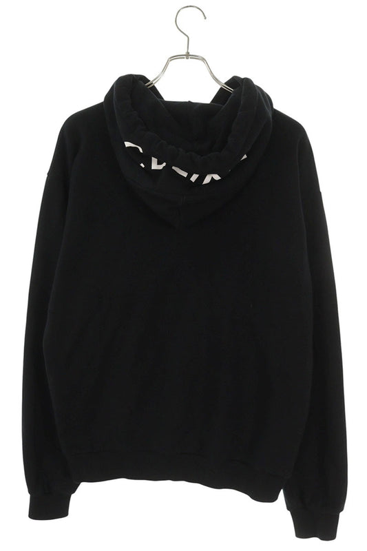 CELINE Hood Logo Zip-Up Hoodie Black Size L