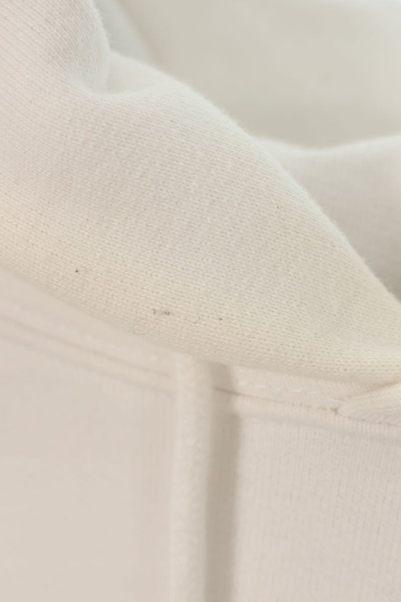 VETEMENTS Logo Print Pullover Hoodie White Size M