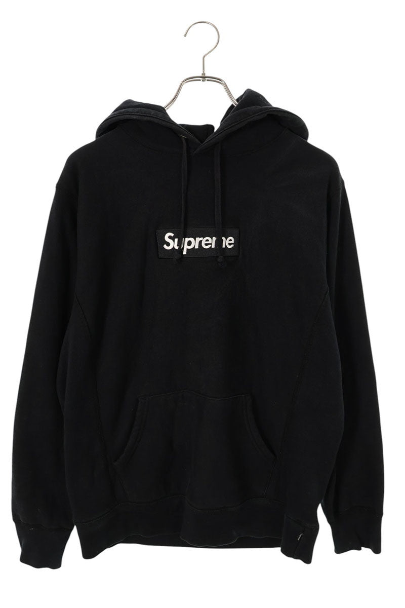 SUPREME Box Logo Hooded Sweatshirt Black Size M