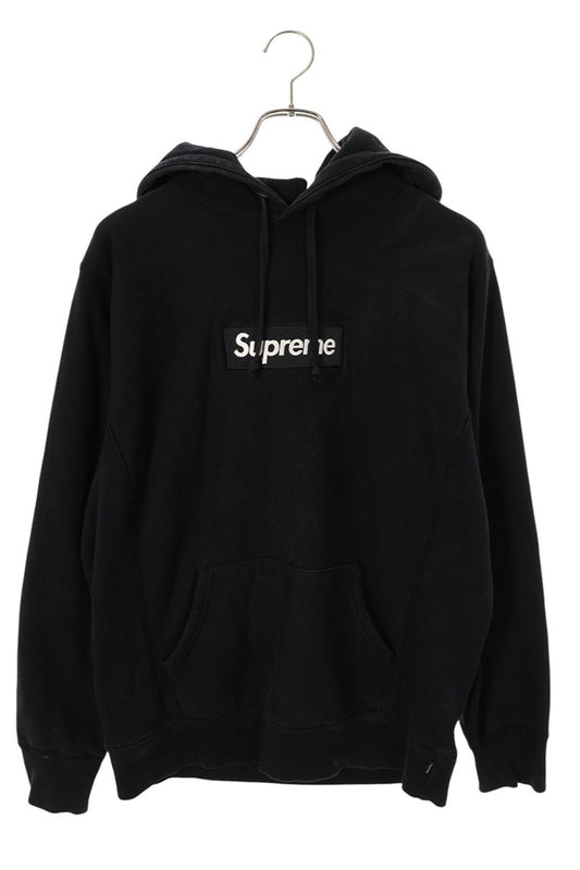 SUPREME Box Logo Hooded Sweatshirt Black Size M