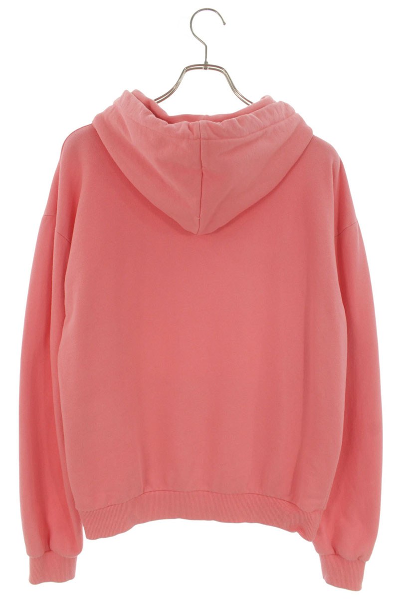 CELINE Logo Print Pullover Hoodie Pink Size S