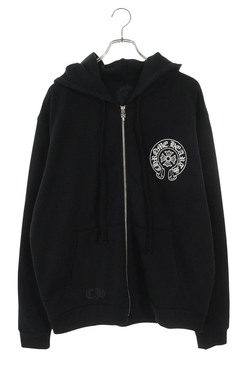 Chrome Hearts Tokyo Ltd Back Horseshoe Zip Hoodie Size M