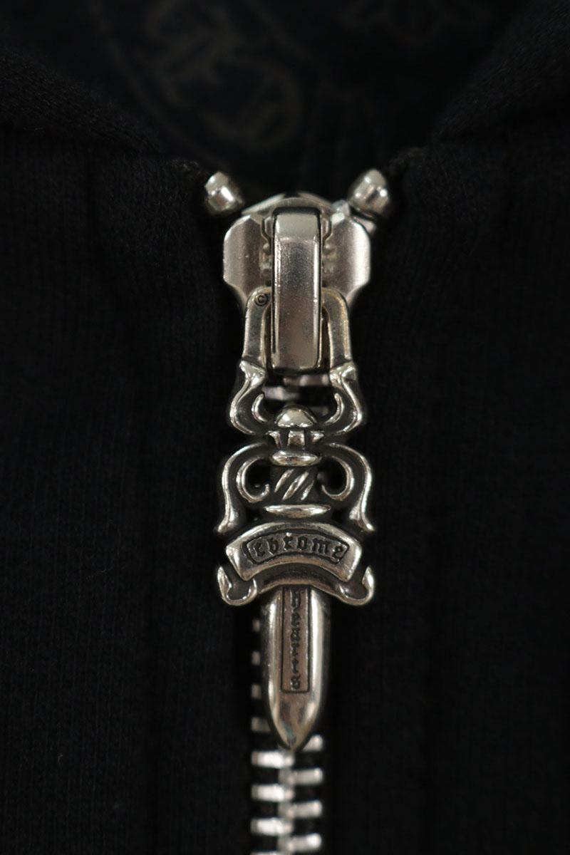 Chrome Hearts Tokyo Ltd Back Horseshoe Zip Hoodie Size M